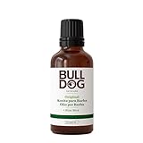 Bulldog Skincare For Men Original Aceite Barba - Hidratante facial, Marrón, 30 ml (Paquete de 1)