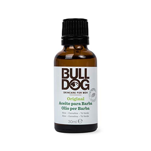 Bulldog Cuidado Facial para Hombres - Aceite Hidratante para Barba , Fórmula Original , Cuidado Masculino , 30 ml