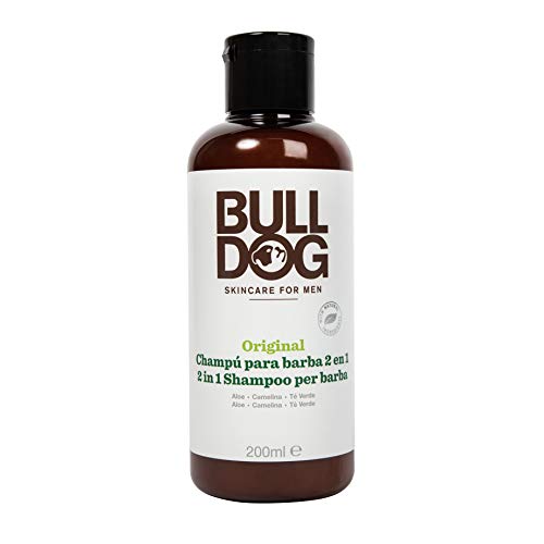 Bulldog Skincare For Men Original Champu Y Acondicionador Barba - Blanco, 200 ml (Paquete De 1)