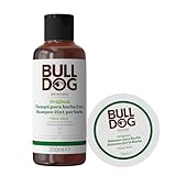 Bulldog - Cuidado Facial para Hombres - Kit Rutina Cuidado de Barba Larga, Champú & Acondicionador de Barba 200 ml + Bálsamo para Barba 75 ml