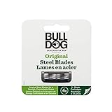Bulldog - Cuchilla de afeitar (bambú, 4 unidades)