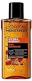 L'Oréal Men Expert Hydra Energy 2 en 1 Shavecare - Crema facial con guaraná, 125 ml