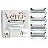 Venus Gillette Maquinilla De Depilación Para Mujer Ingles Y Zona Íntima, Pack 4 Recambios, Ayuda A Proteger La Piel Irritación Tras