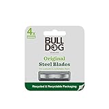 Bulldog - Cuchillas de afeitar de bambú recambio de 4 unidades