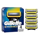 Gillette ProShield Cuchillas de Afeitar Hombre, Paquete de 4 Cuchillas de Recambio (el embalaje puede variar)